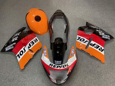 1996-2007 Honda CBR1100XX Blackbird Motorcycle Fairings - Orange White Red Glossy Black Repsol Australia