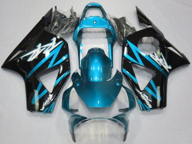 2002-2003 Honda CBR954RR Motorcycle Fairings - Light Blue Glossy Black Australia