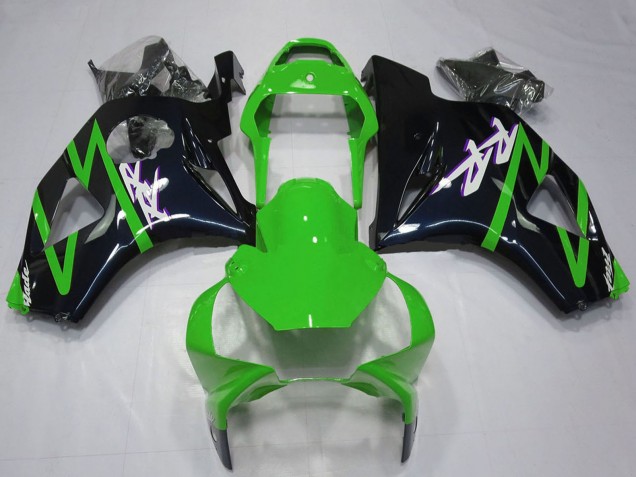 2002-2003 Honda CBR954RR Motorcycle Fairing Kits - Green Glossy Black Australia