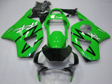 2002-2003 Honda CBR954RR Motorcycle Fairing - Green Glossy Black Australia