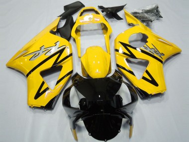 2002-2003 Honda CBR954RR Motorcycle Fairings - Yellow Glossy Black CBR Style Australia