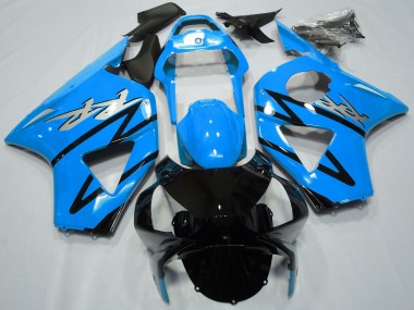2002-2003 Honda CBR954RR Motorcycle Fairings - Light Blue Glossy Black CBR Style Australia