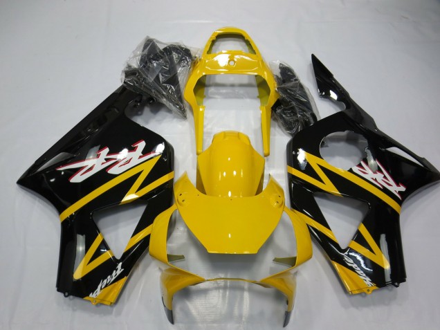 2002-2003 Honda CBR954RR Motorcycle Fairings - Yellow Glossy Black Australia