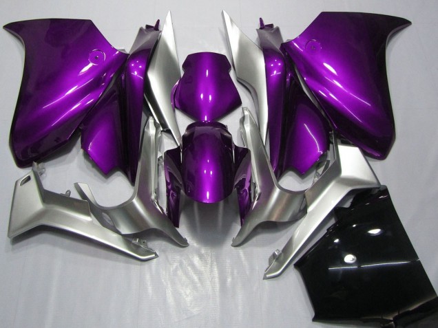 2010-2014 Honda VFR 1200 Motorcycle Fairings - Silver Purple Australia