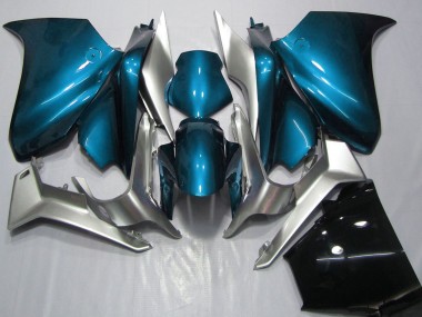 2010-2014 Honda VFR 1200 Motorcycle Fairings - Silver Light Blue Australia