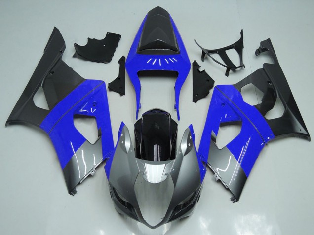2003-2004 Suzuki GSXR 1000 Motorcycle Fairings - Blue Silver Black Australia