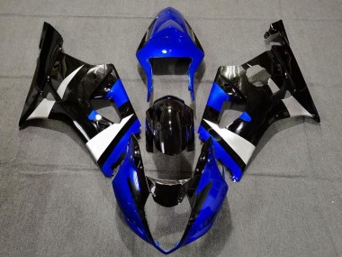 2003-2004 Suzuki GSXR 1000 Motorcycle Fairings - Blue White Glossy Black Australia