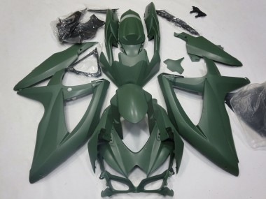 2008-2010 Suzuki GSXR 600 / GSXR 750 Motorcycle Fairings - Army Green Australia
