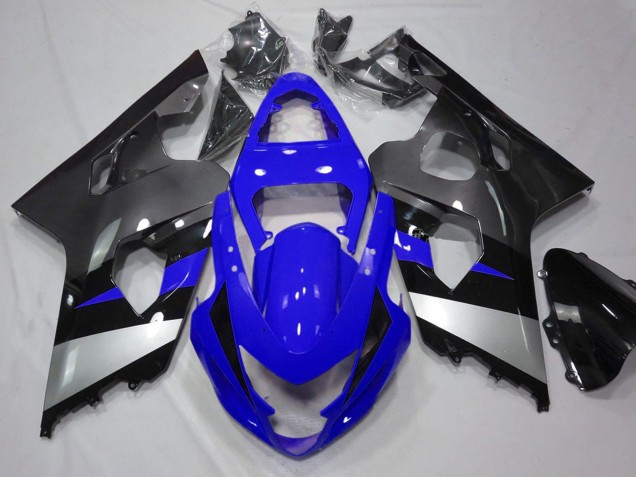 2004-2005 Suzuki GSXR 600 / GSXR 750 Motorcycle Fairings - Blue Silver Grey Black Australia