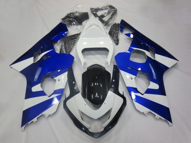 2004-2005 Suzuki GSXR 600 / GSXR 750 Motorcycle Fairings - White Blue Black OEM Style Australia