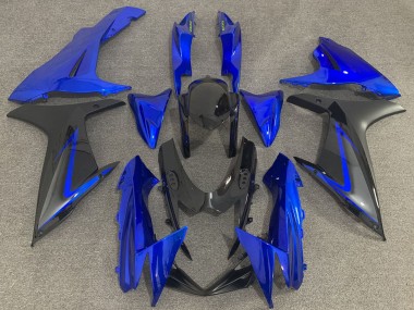 2011-2024 Suzuki GSXR 600 / GSXR 750 Motorcycle Fairings - Blue Black Grey Australia