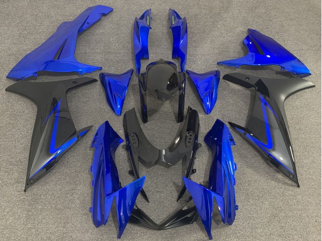 2011-2024 Suzuki GSXR 600 / GSXR 750 Motorcycle Fairings - Blue Black Grey Australia