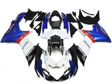 2011-2024 Suzuki GSXR 600 / GSXR 750 Abs Motorcycle Fairings - Blue White Red Australia