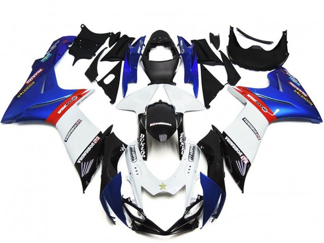 2011-2024 Suzuki GSXR 600 / GSXR 750 Abs Motorcycle Fairings - Blue White Red Australia