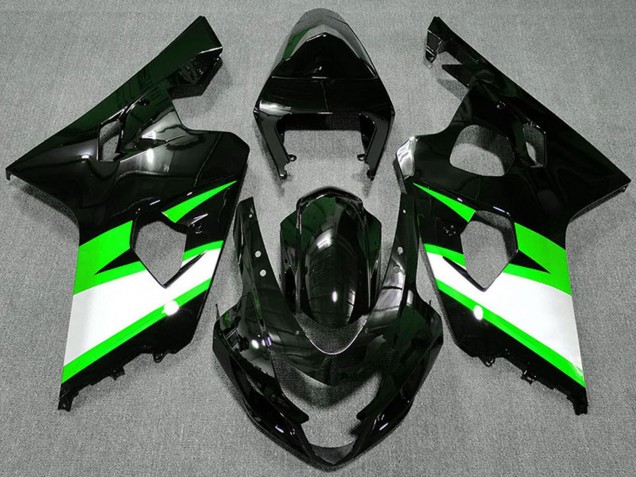 2004-2005 Suzuki GSXR 600 / GSXR 750 Motorcycle Fairings - Glossy Black Green White Australia