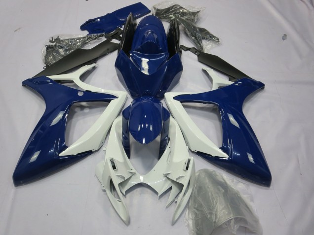 2006-2007 Suzuki GSXR 600 / GSXR 750 Motorcycle Fairings - Blue White Black Australia
