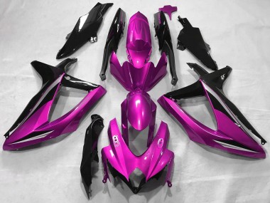 2008-2010 Suzuki GSXR 600 / GSXR 750 Motorcycle Fairings - Pink Glossy Black Australia