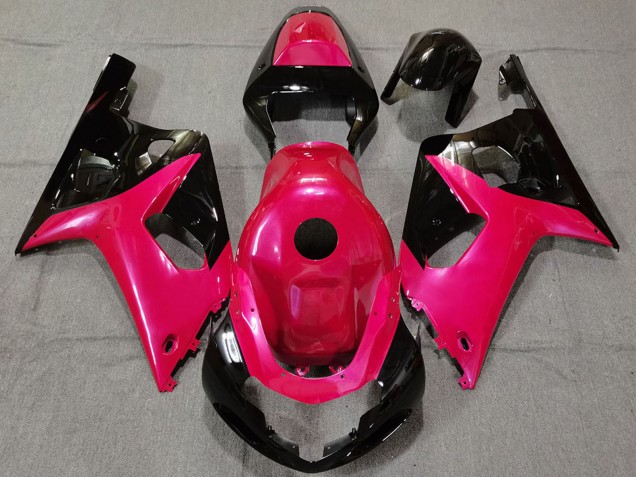 2001-2003 Suzuki GSXR 600 / GSXR 750 Motorcycle Fairings - Pink Glossy Black Australia