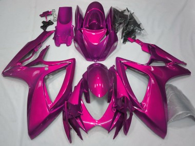 2006-2007 Suzuki GSXR 600 / GSXR 750 Motorcycle Fairings - Pink Australia