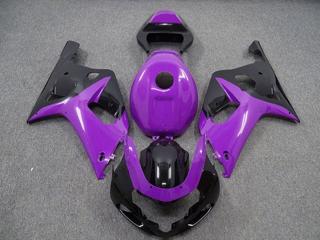 2001-2003 Suzuki GSXR 600 / GSXR 750 Motorcycle Fairings - Purple Glossy Black Australia