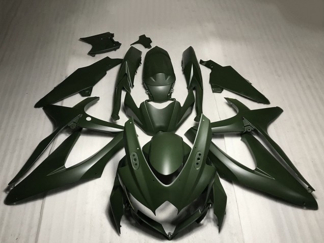 2008-2010 Suzuki GSXR 600 / GSXR 750 Motorcycle Fairings - Matte Green Australia