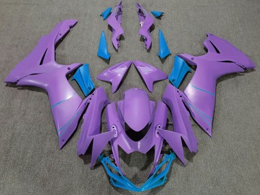 2011-2024 Suzuki GSXR 600 / GSXR 750 Motorcycle Fairings - Purple Light Blue Australia