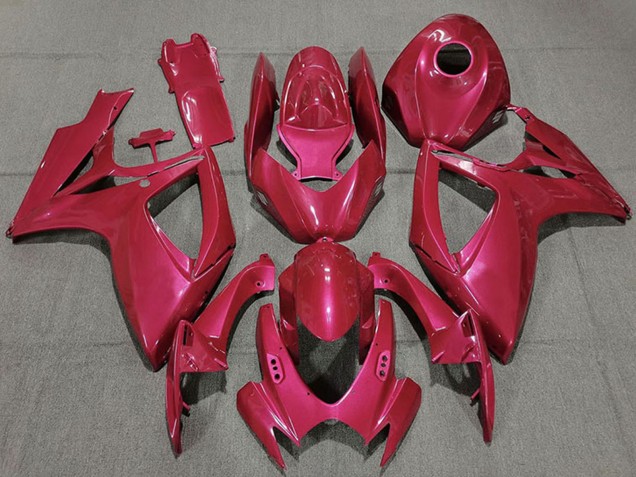 2011-2024 Suzuki GSXR 600 / GSXR 750 Motorcycle Fairings - Pearl Pink Australia