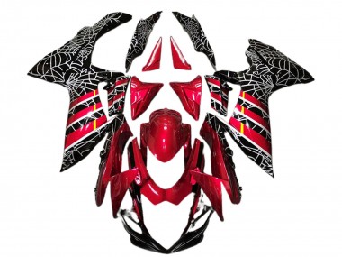 2011-2024 Suzuki GSXR 600 / GSXR 750 Motorcycle Fairings - Red Black Spider Australia