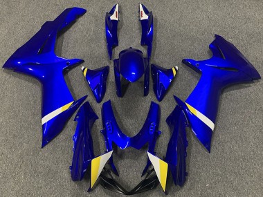 2011-2024 Suzuki GSXR 600 / GSXR 750 Abs Motorcycle Fairings - Blue White Yellow Australia