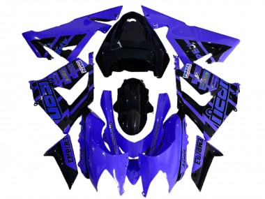 2004-2005 Kawasaki ZX10R Motorcycle Fairings - Blue and Black Logo Australia