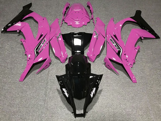 2011-2015 Kawasaki ZX10R Motorcycle Fairings - Pink Glossy Black Australia
