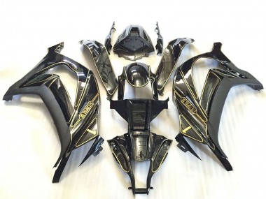2011-2015 Kawasaki ZX10R Motorcycle Fairings - Silver Glossy Black Matte Black Gold Australia