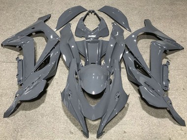 2016-2020 Kawasaki ZX10R Motorcycle Fairings - Nardo Grey Black Logo Australia