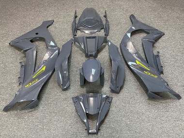 2011-2015 Kawasaki ZX10R Motorcycle Fairings - Nardo Grey Yellow Australia