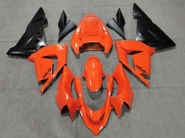 2004-2005 Kawasaki ZX10R Motorcycle Fairings - Orange Black Australia