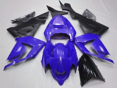 2004-2005 Kawasaki ZX10R Motorcycle Fairings - Pearl Blue Black Australia