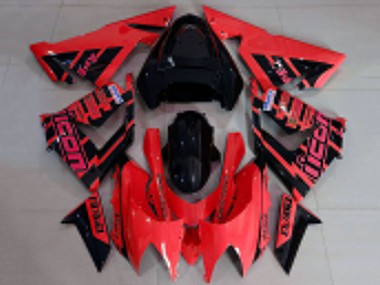 2004-2005 Kawasaki ZX10R Motorcycle Fairings - Red and Black Logo Australia