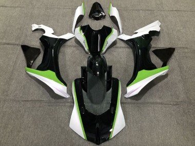 2015-2019 Yamaha R1 Motorcycle Fairings - White Green Glossy Black Australia