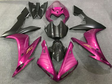 2004-2006 Yamaha R1 Motorcycle Fairings - Hot Pink Carbon Fiber Style Australia