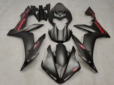 2004-2006 Yamaha R1 Motorcycle Fairings - Matte Black Red Australia