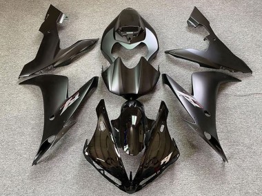 2004-2006 Yamaha R1 Motorcycle Fairings - Glossy Black Matte Black Australia