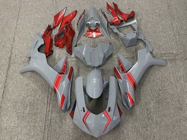 2015-2019 Yamaha R1 Motorcycle Fairings - Nardo Grey Red Australia