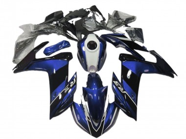 2015-2018 Yamaha R3 Motorcycle Fairings - Blue White Glossy Black Australia