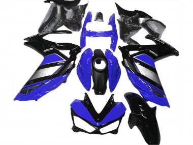 2015-2018 Yamaha R3 Motorcycle Fairing - Blue Silver Glossy Black Yamalube Australia