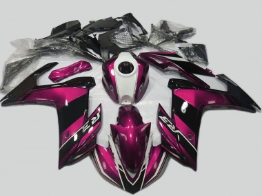 2015-2018 Yamaha R3 Motorcycle Fairing Kits - Purple White Glossy Black Australia