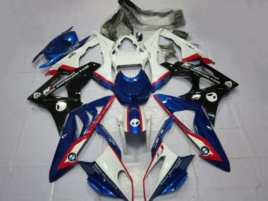 2009-2014 BMW S1000RR Bike Fairings - White Red Blue Glossy Black Australia