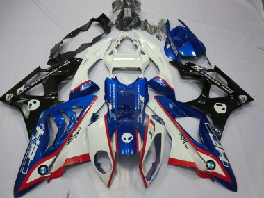 2009-2014 BMW S1000RR Motorcycle Fairing - White Red Blue Glossy Black HP Australia
