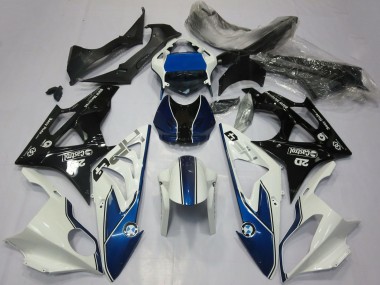 2017-2018 BMW S1000RR Motorcycle Fairings - White Blue Glossy Black Australia