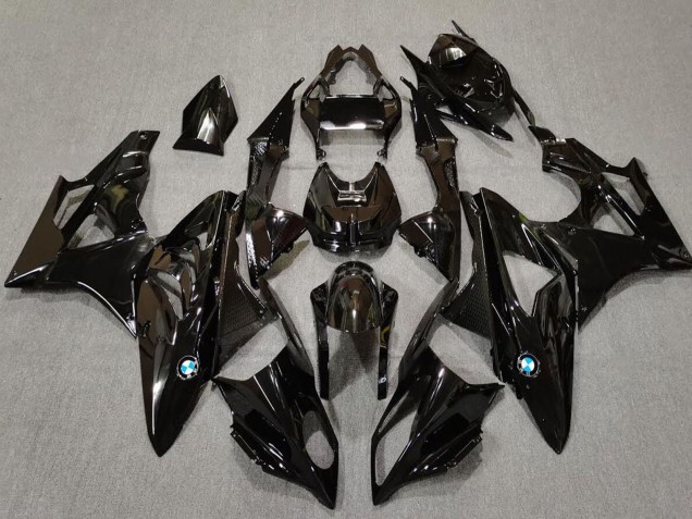 2009-2014 BMW S1000RR Motorcycle Fairings - Glossy Black Australia