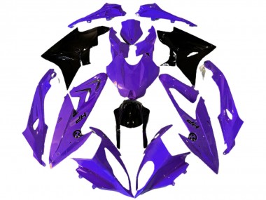2009-2014 BMW S1000RR Motorcycle Fairings - Purple Glossy Black HP Australia